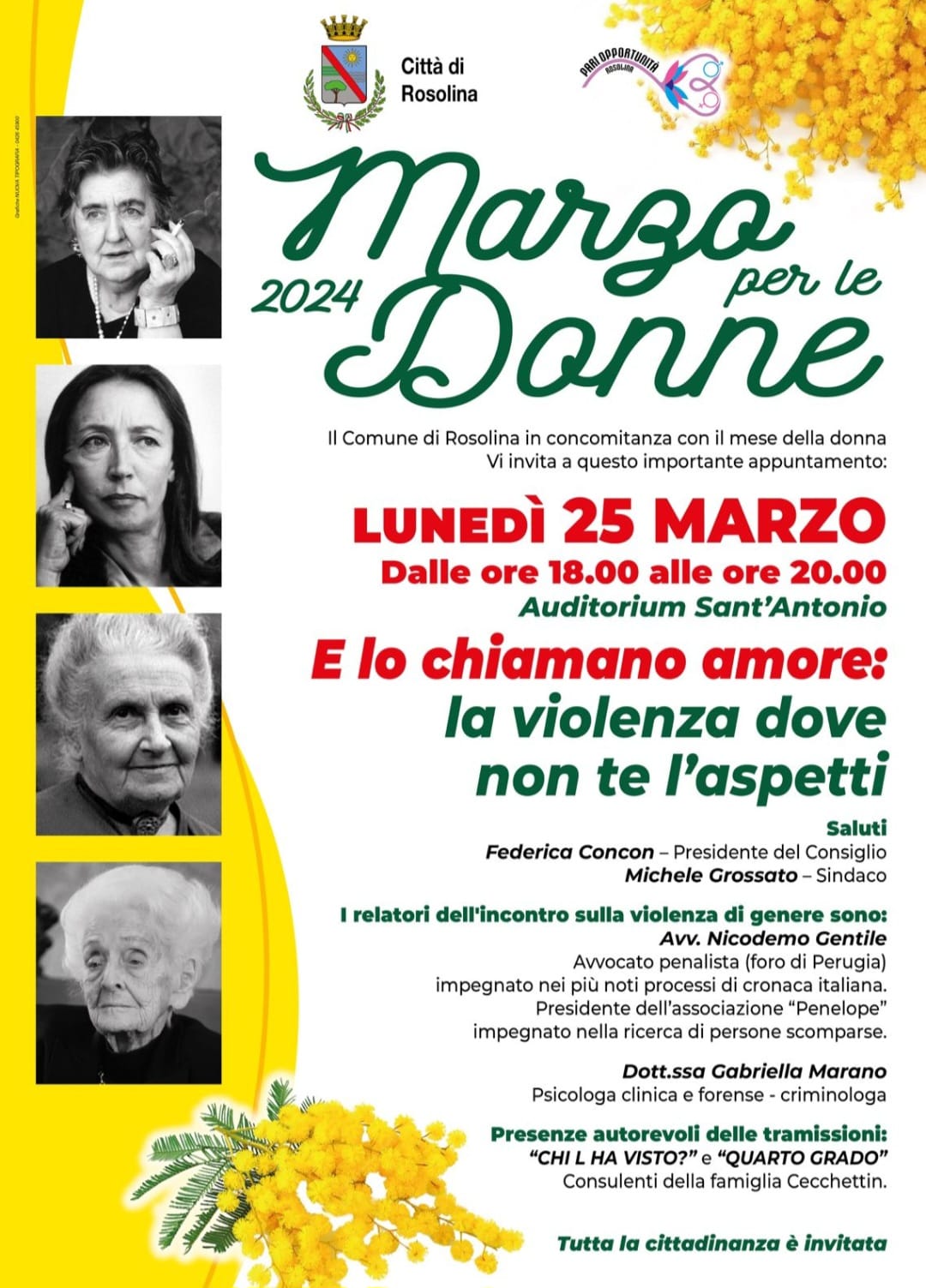 Marzo per le donne  25/03/2024